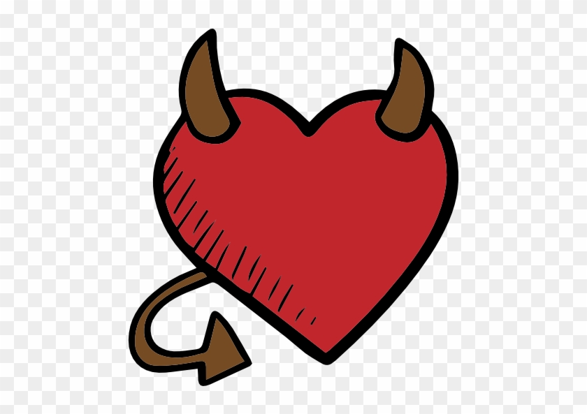 Devil Free Icon - Valentines Day Tattoo Png #244828