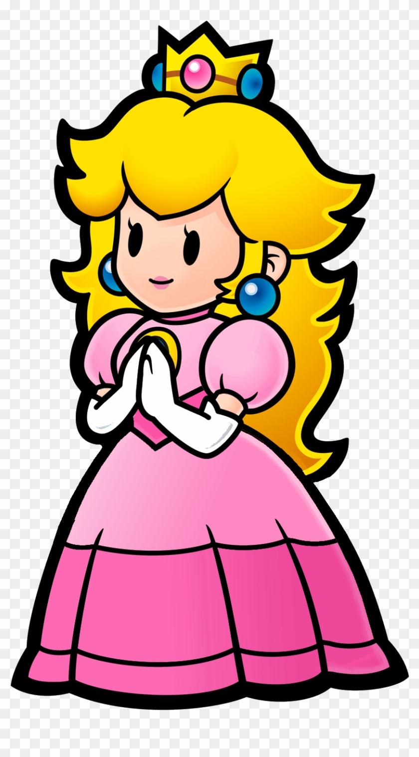 Princess Peach Clipart Vector Princess Peach Paper Mario Free