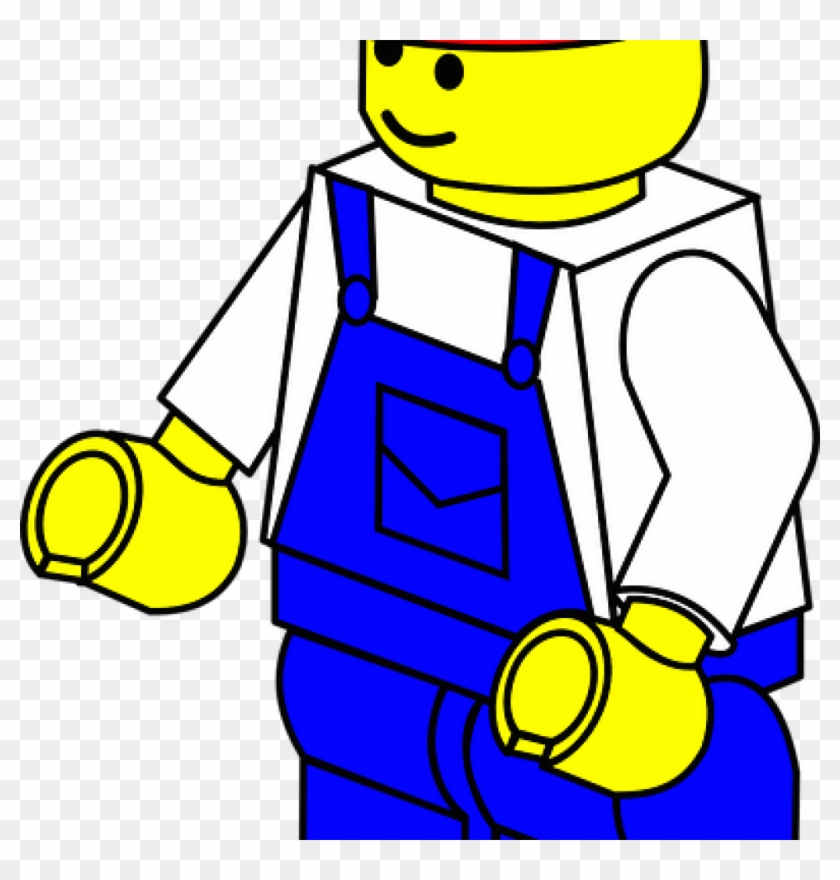 Lego Man Clip Art Lego Man Construction Free Vector - Lego Man Clip Art Lego Man Construction Free Vector #1581387