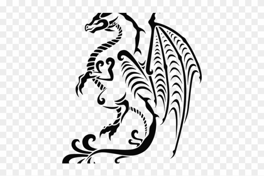 Dragon Tattoos Clipart Stylised - Dragon Tattoos Clipart Stylised ...