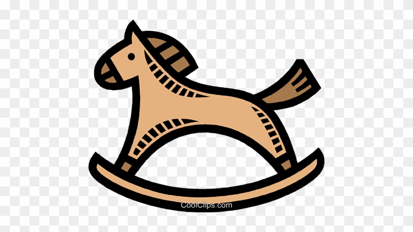 Rocking Horse Royalty Free Vector Clip Art Illustration - Rocking Horse ...