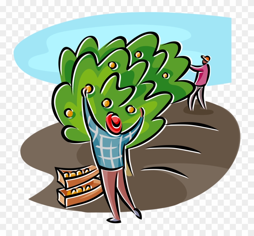 Workers Clipart Harvest - Illustration #1589585