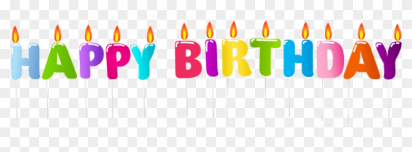 Free Png Download Happy Birthday Candles Png Images - Happy Birthday Candles Png #1589590