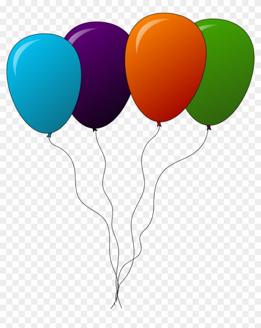 Four Balloons Clipart #1590410