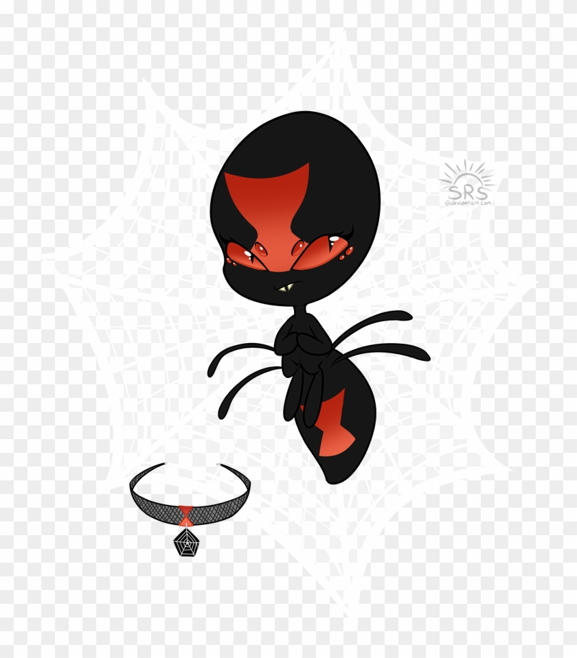 Black Widow Spider By Silentrosysunrise - Illustration #1592024