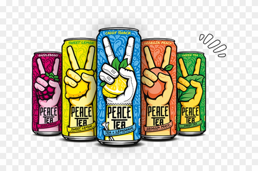 Green Tea Clipart Peach Tea - Old Peace Tea Cans #1593377