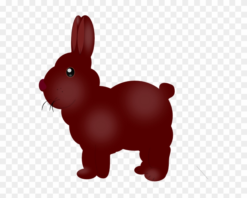 Chocolate Colored Bunny Svg Clip Arts 576 X 595 Px - Chocolate Colored Bunny Svg Clip Arts 576 X 595 Px #1594054