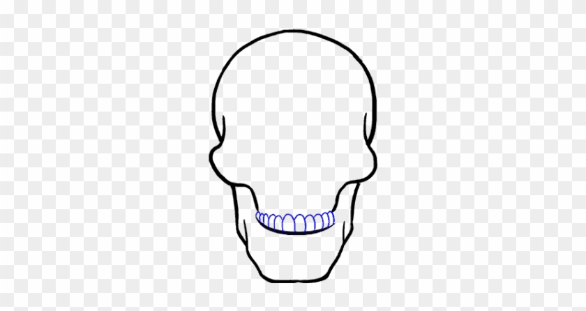 Drawn Teeth Head - Skull #1596038