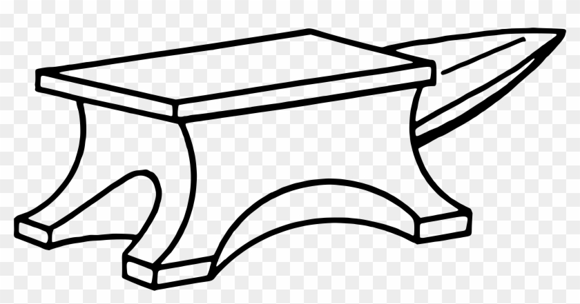 Clipart - Clip Art Of Anvil #1597200