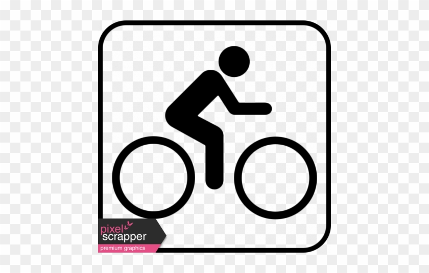 Recreational Icon Brush/png Template - Bike Symbol #1598968