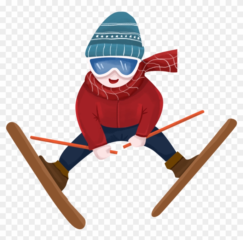 Fresh Winter Boy Character Png And Psd - Skiing #1599052