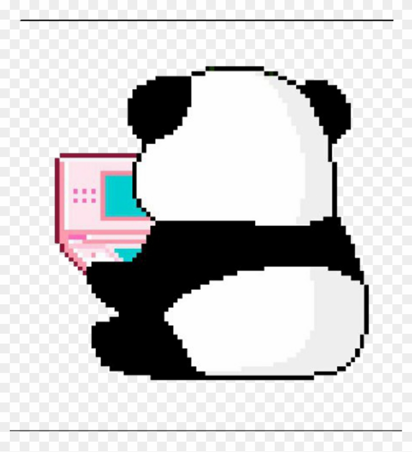 Panda Sticker - Panda Playing Video Games #1601512