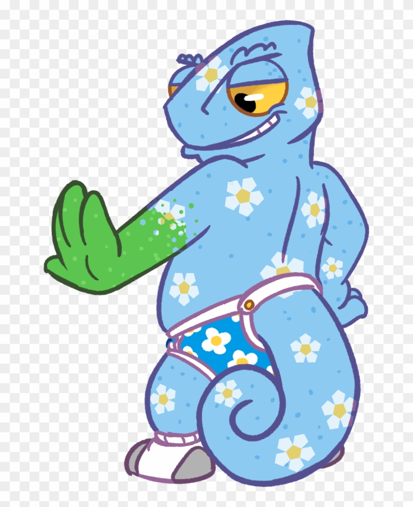 Smug Chameleon By Goronic - Cartoon #1602549