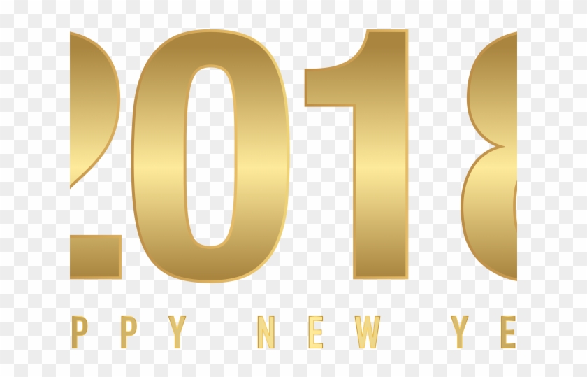 New Year Clipart Gold - Graphic Design #1604070