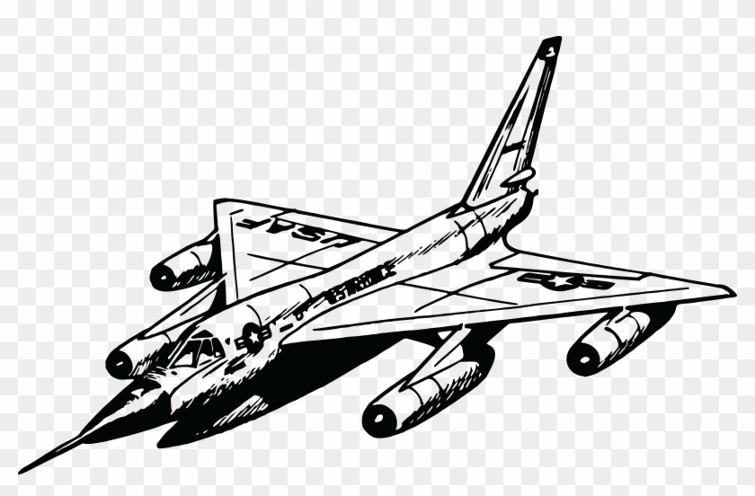 Free Clipart Of A Military Jet Airplane Printable Coloring Pages 