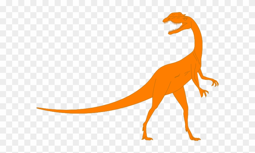 Orange Dino Clip Art - Orange Dinosaur Clip Art #249334