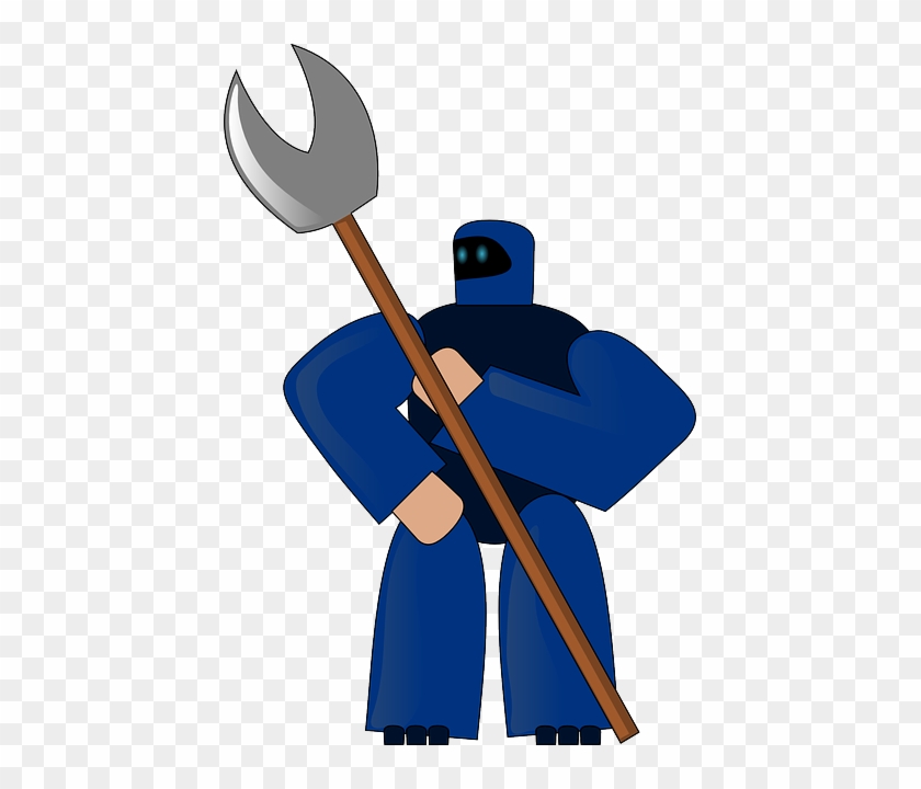 Axe Executioner, Hero, Knight, Battle Axe, Axe - Knight With Axe Clipart #250007