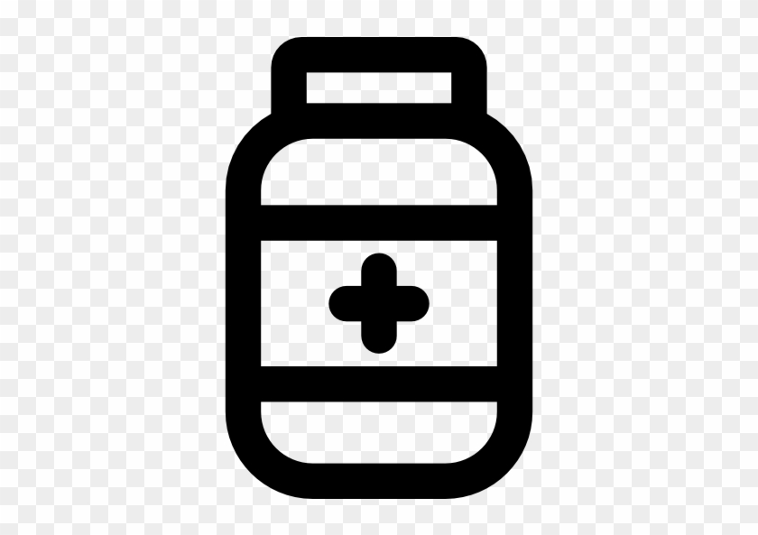 Pills Bottle Free Icon - Jarabe Icono #1604492