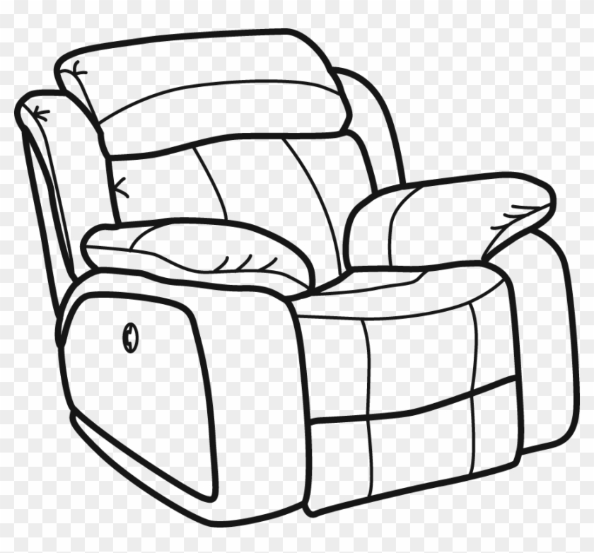 Flexsteel Recliners In Launga Nm Flexsteel Dealers - Recliner Black And White Drawing #1604604