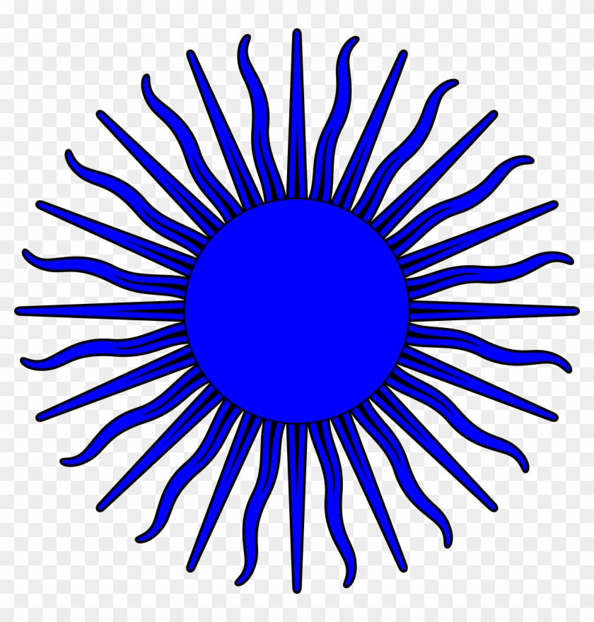 Blue Sun Clip Art - Transparent Sun #1605182