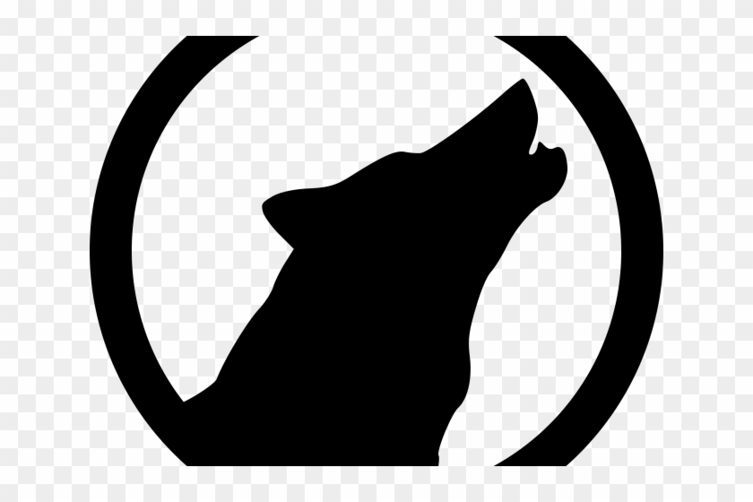 Wolf Clipart Emblem - Easy Wolf Drawings #1605282