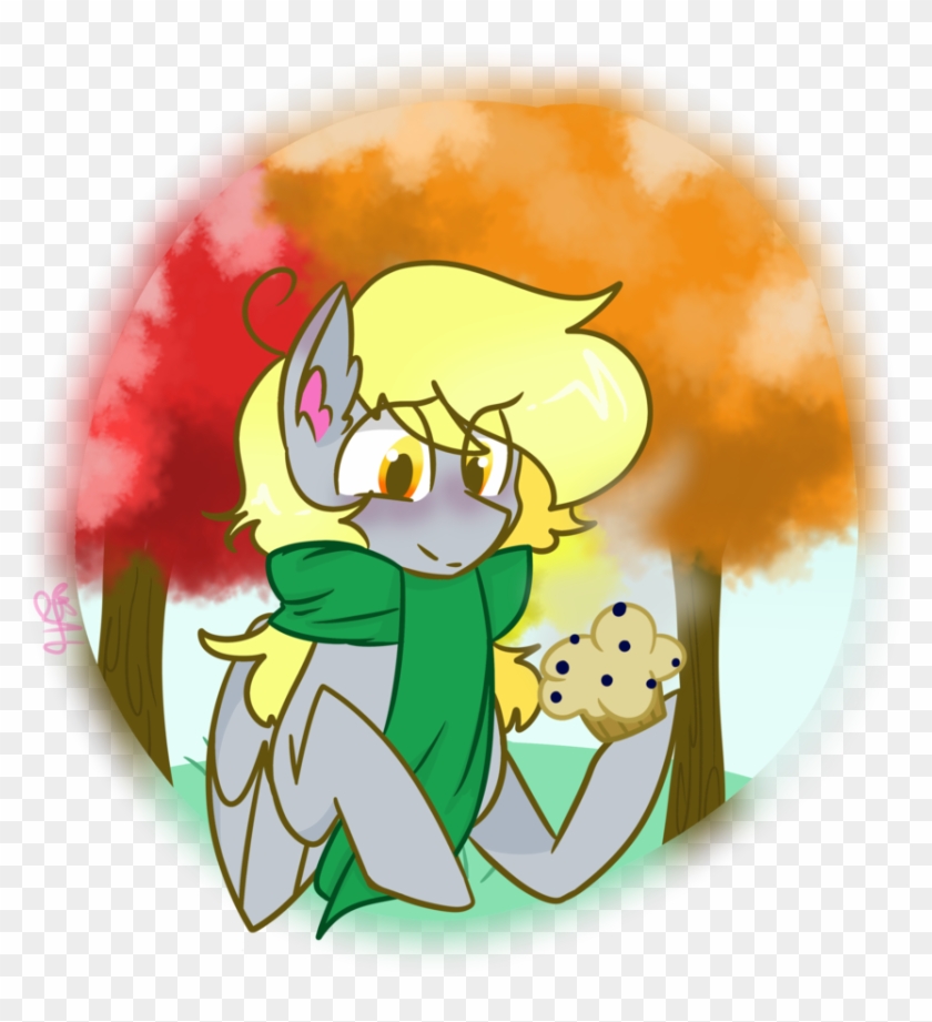 Cubbybatdoodles, Clothes, Derpy Hooves, Food, Muffin, - Cartoon #1607383