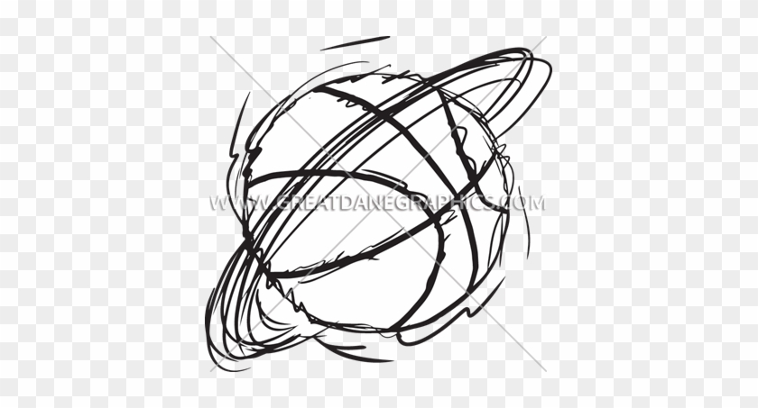 Snazzy Basketball - Sketch #1607871