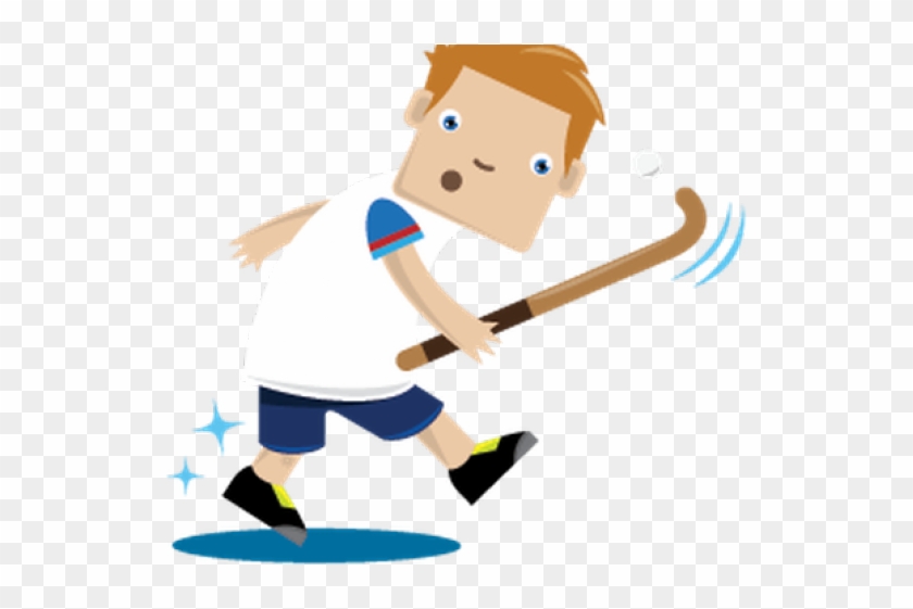 Field Hockey Player Cartoon #1607873