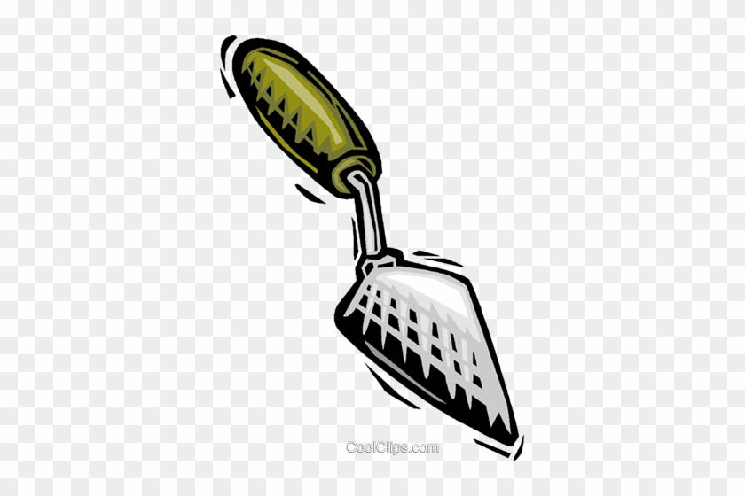 Trowel Royalty Free Vector Clip Art Illustration - Trowel Royalty Free Vector Clip Art Illustration #1608763