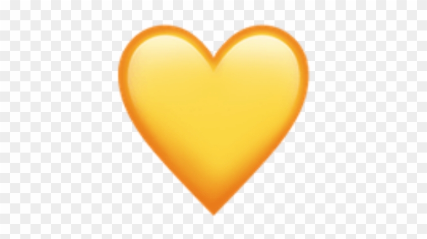 Aesthetic Clipart Yellow - Heart #1608807