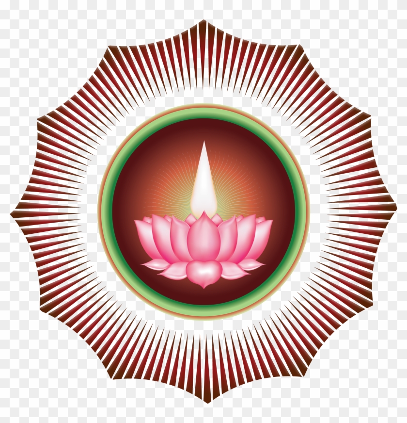 File - Brown-lotus - Ayya Vaikundar Logo #1610465