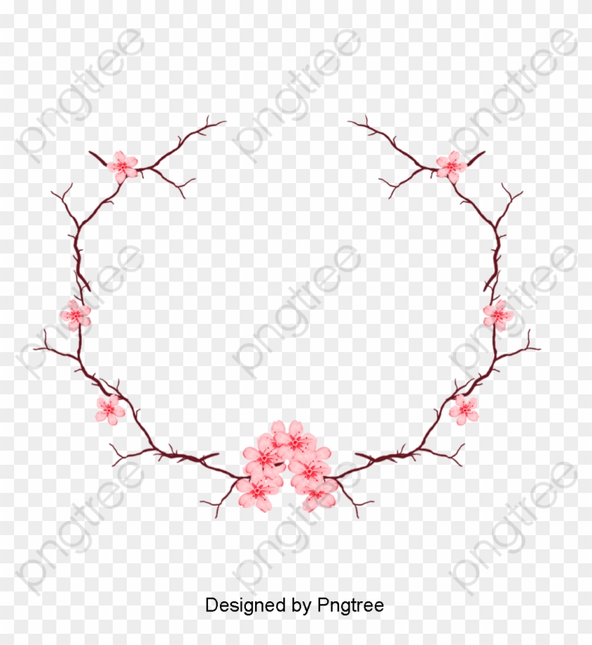 Hand Painted Rose Flower Vine Png Clipart - Rose Flowers Png #1611040