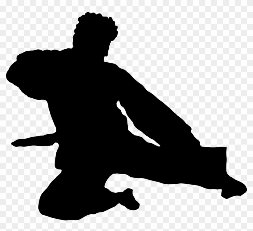 14 Karate Silhouette - Silhouette - Free Transparent PNG Clipart Images ...