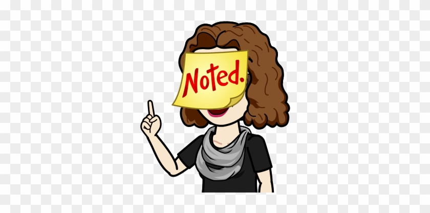 Finished With Classwork - Noted Bitmoji #1613336