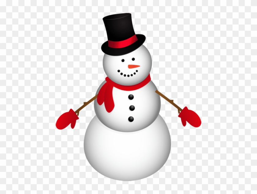 Free Png Snowman With Red Scarf Png - Familia Muñecos De Nieve Png #1613529