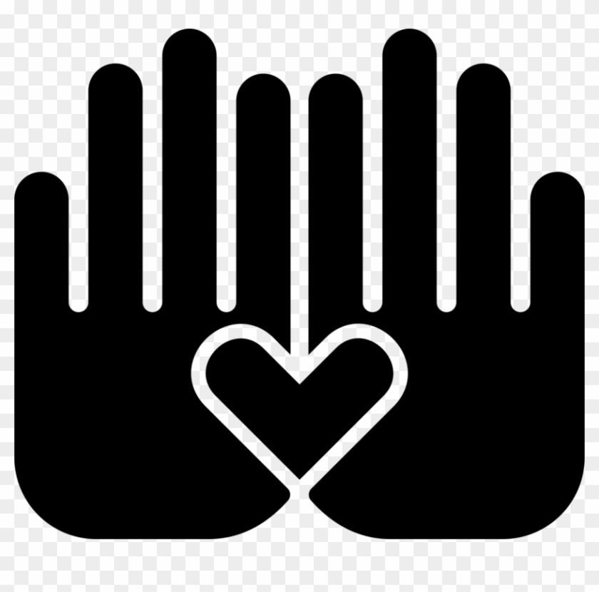 Computer Icons Finger Hand Heart - Clip Art #1614152