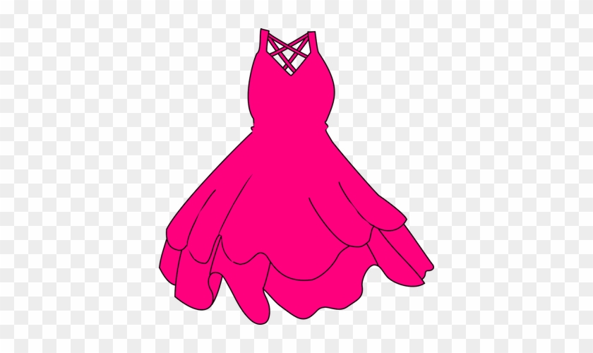 Name This Piece Of Clothing - Pink Dress Clipart #1614297