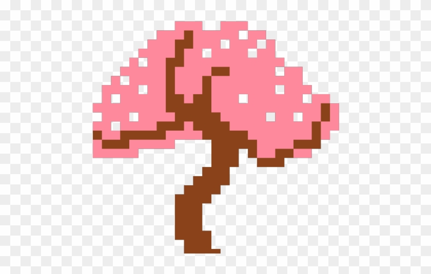 Cherry Blossom Clipart Pixel Art - Mario Bros Pegatina #1615126