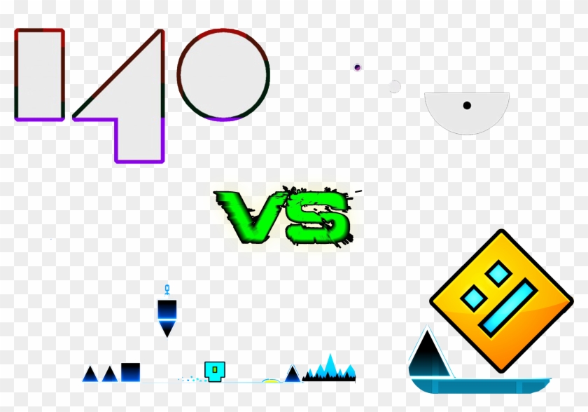 140 Vs Geo Dash - Geometry Dash New Best Png #1616987