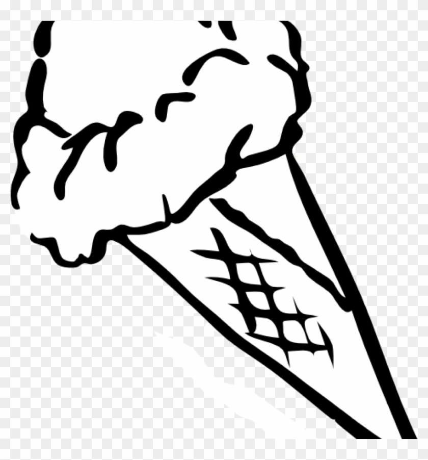 Ice Cream Clipart Black And White Ice Cream Clipart - Transparent Ice Cream Clipart Black And White #1620972