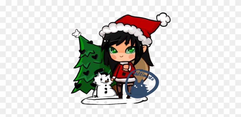 Santa Christmas Chibi By Ultimate-hedgehog - Cartoon #1621615