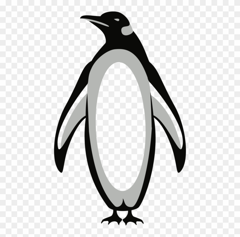 Penguin Black And White Drawing Razorbills Monochrome - Penguin Black And White Clipart #1621716