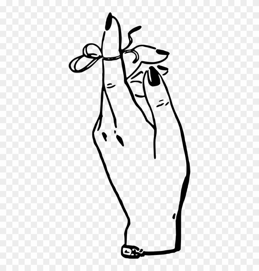 Medium Image - String On Finger Drawing #1622249