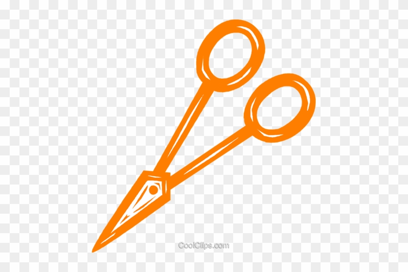 Scissors Royalty Free Vector Clip Art Illustration - Scissors Royalty Free Vector Clip Art Illustration #1624385