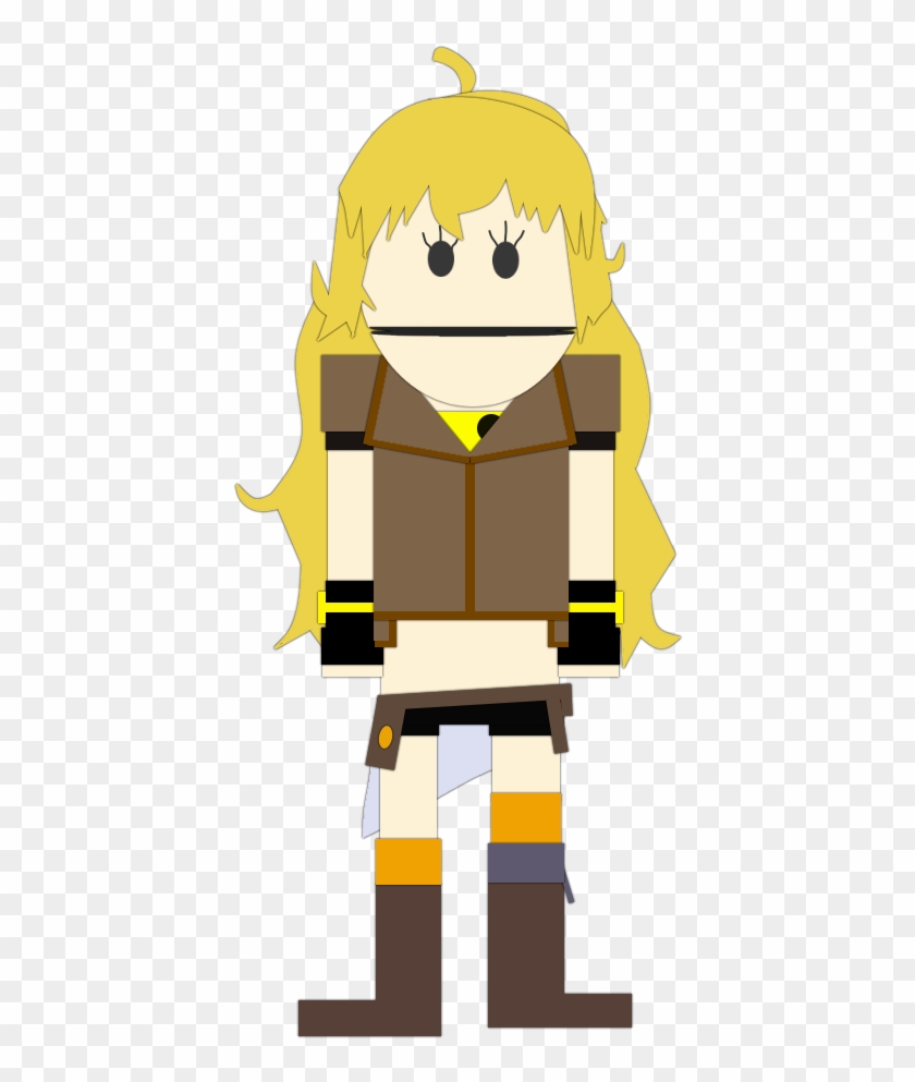 Yang Xiao Long Yellow Cartoon - Rwby South Park #1625038