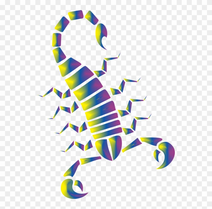 Scorpion Abstract Art Computer Icons Arachnid - Escorpion Geometrico #1625216