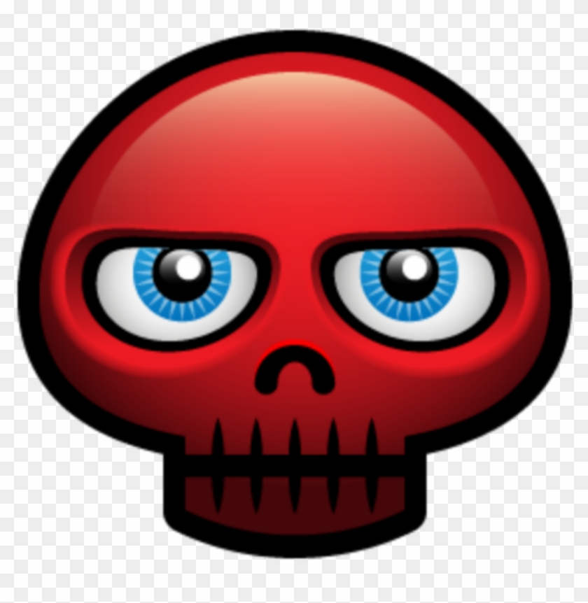 Mq Red Skull Skulls Emoji Emojis - Hopstater Halloween Avatar - Free ...