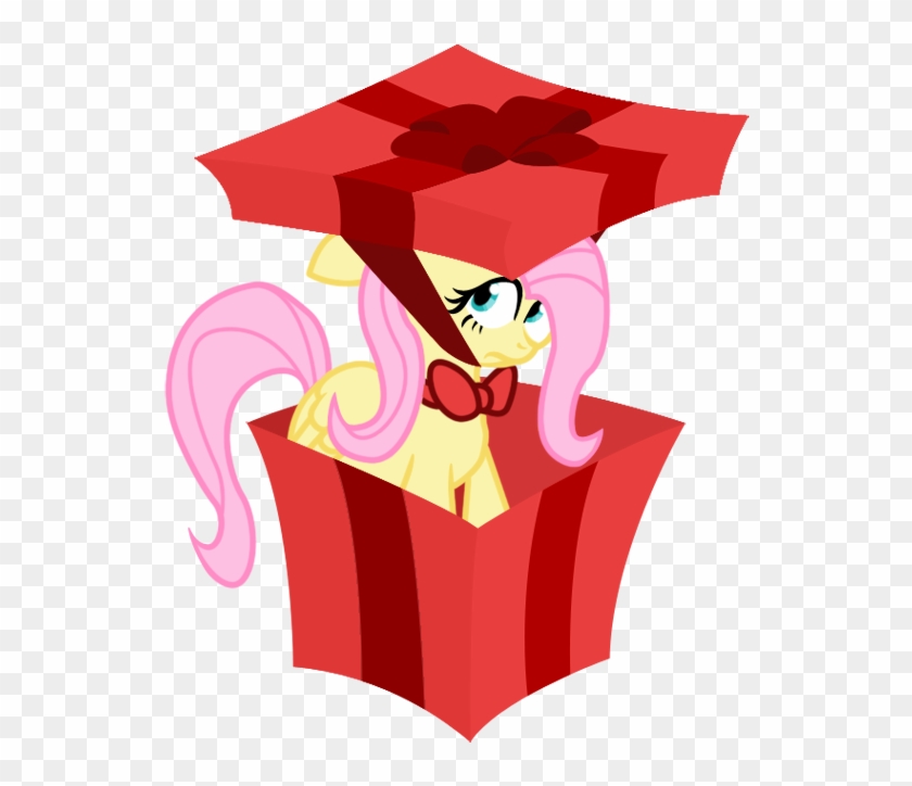 Nun2artzy, Bowtie, Fluttershy, Present, Ribbon, Safe, - Cartoon #1627285