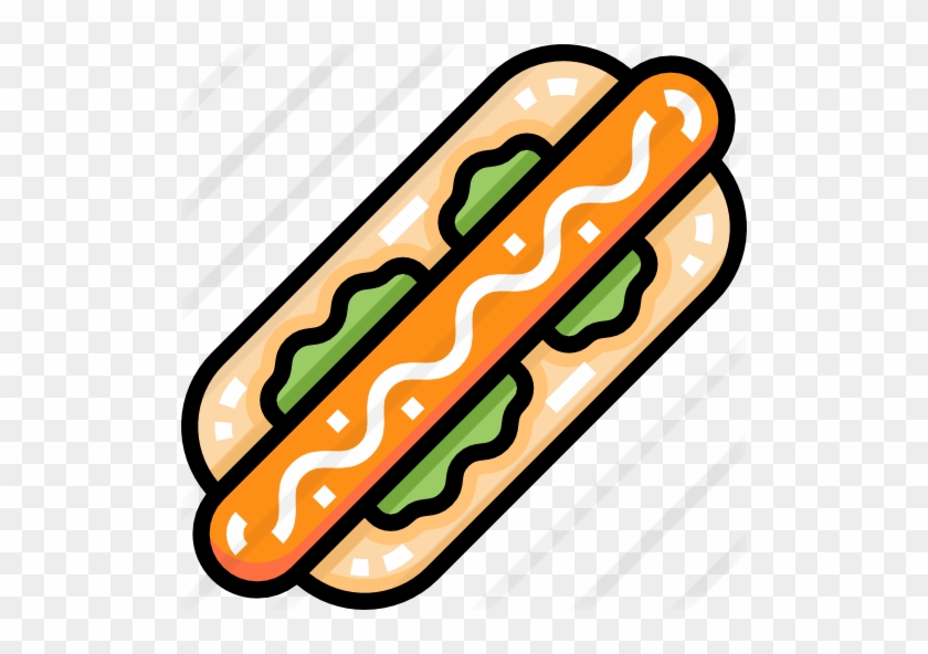Hot Dog Free Icon - Hot Dog Free Icon #1628610