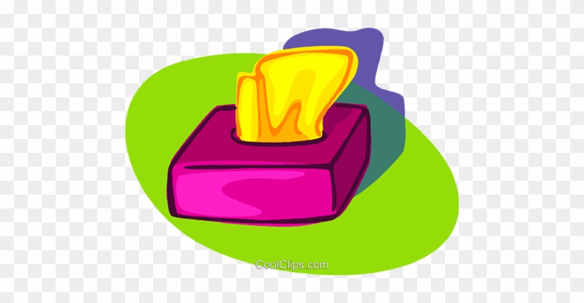 Kleenex Box Royalty Free Vector Clip Art Illustration - Kleenex Box #1628689